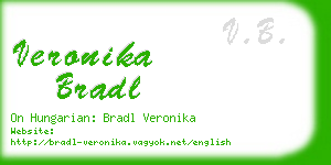 veronika bradl business card